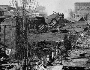 Atlanta Union Station in ruins, 1864
