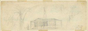 South Carolina State House, Waud c.1860