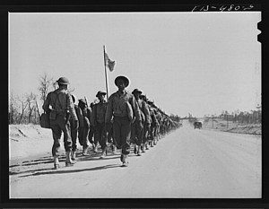 Fort Bragg, North Carolina. 41st Engineers, 1942
